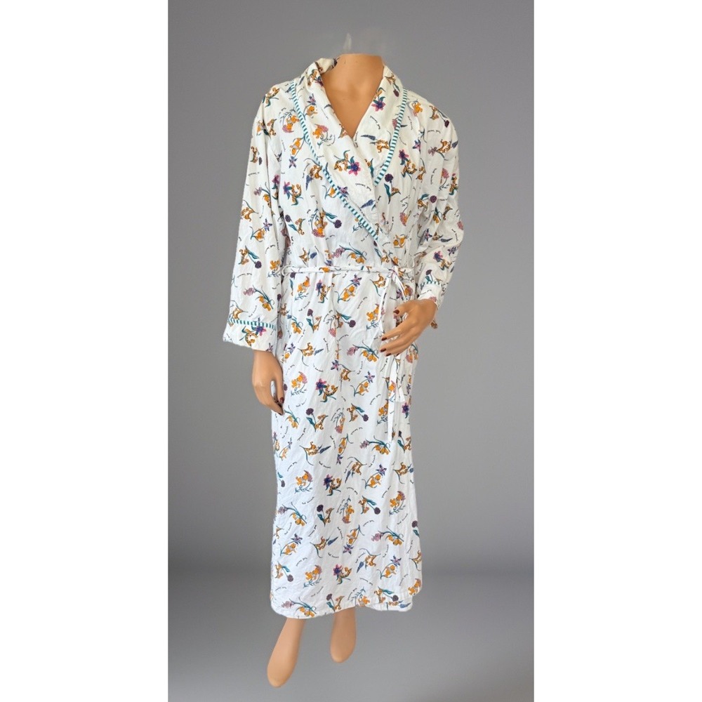Vtg Disney Winnie The Pooh Women Size S Robe Tanicals Botanicals Park Exclusive